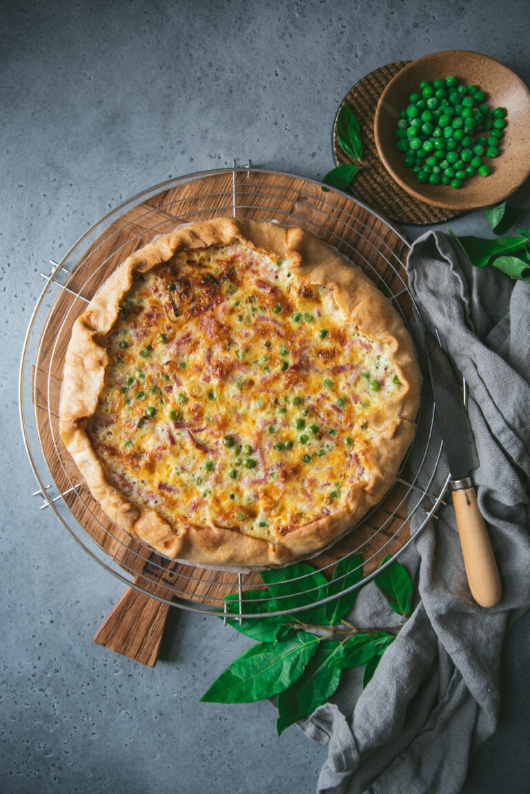 recette-quiche-lardons-petits-pois