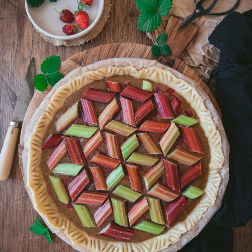 recette tarte rhubarbe amande