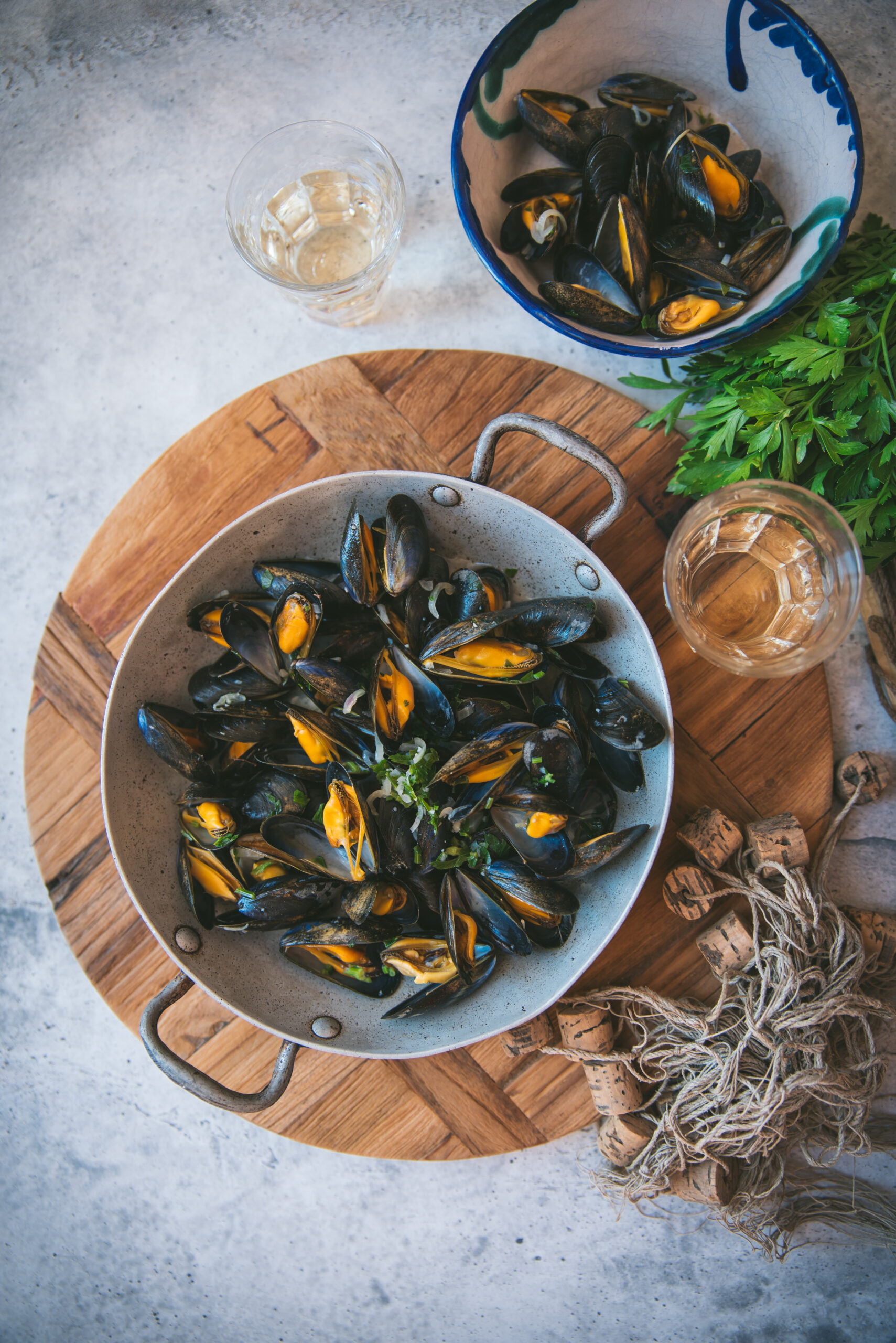 recette facile moules marinières maison