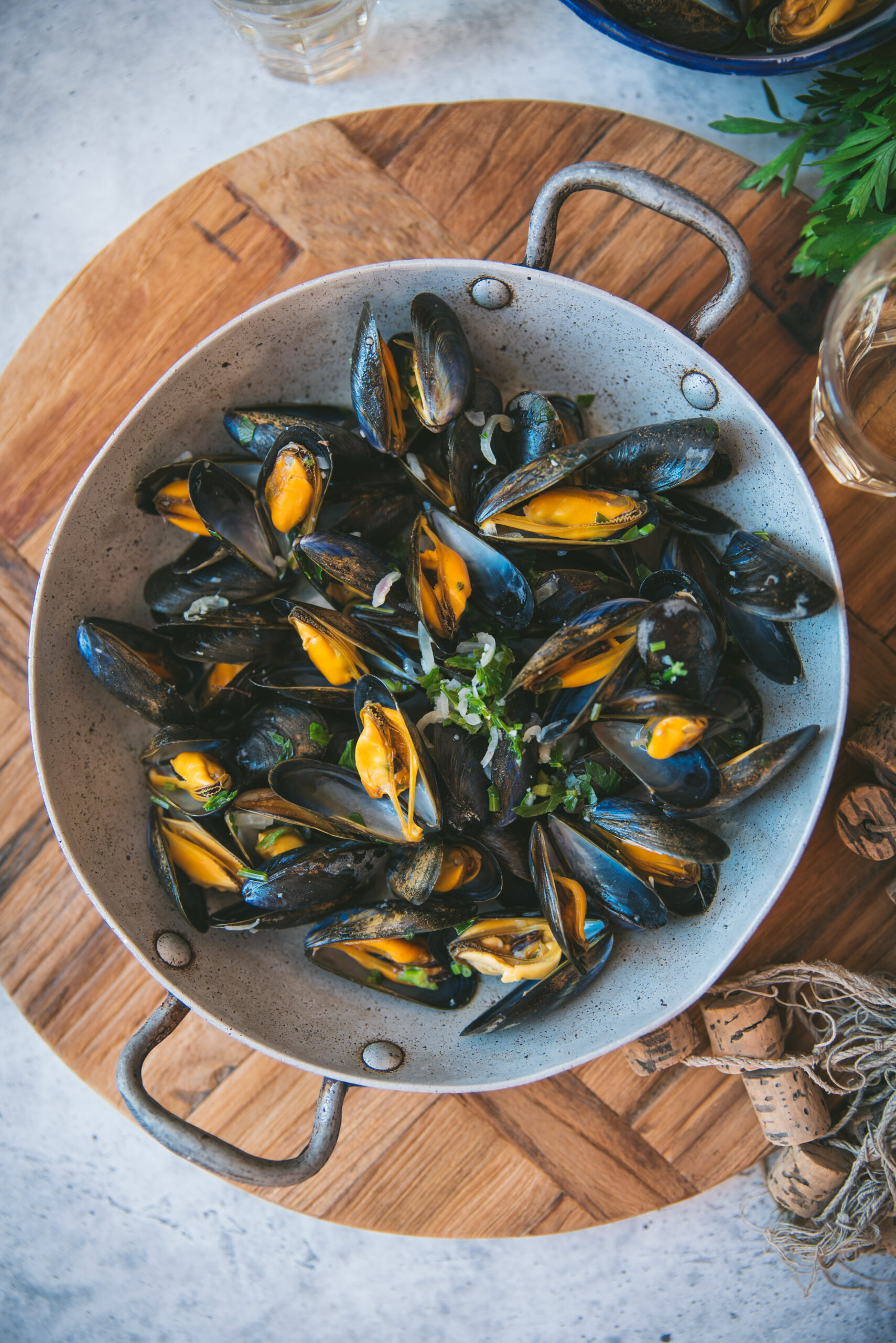 recette facile moules marinières maison