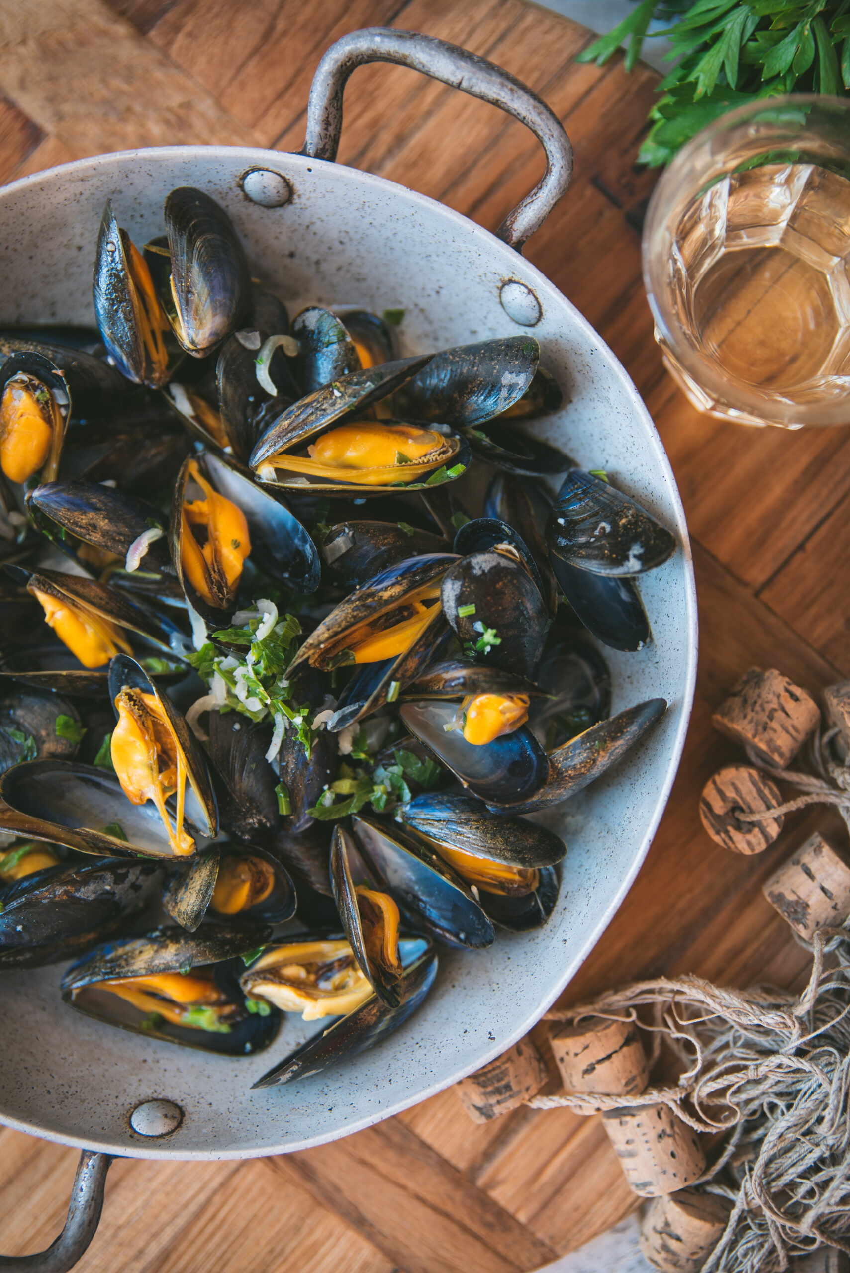 recette facile moules marinières maison