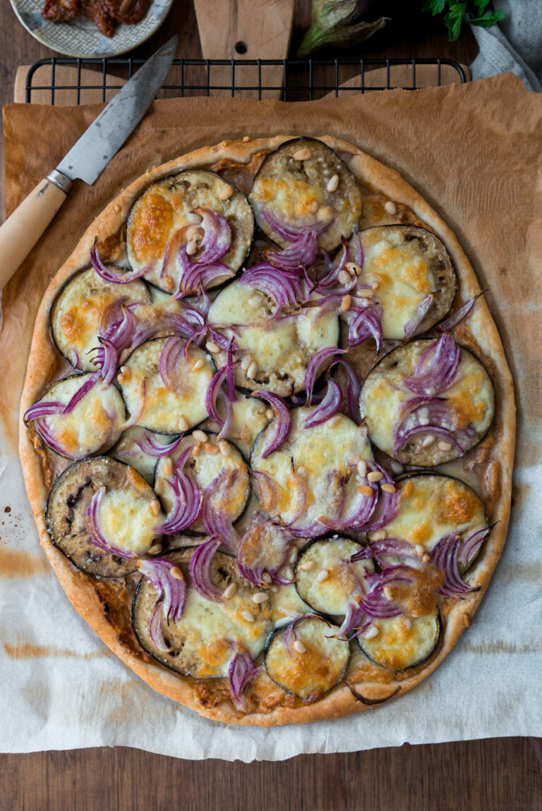recette tarte aubergine tomate séchée