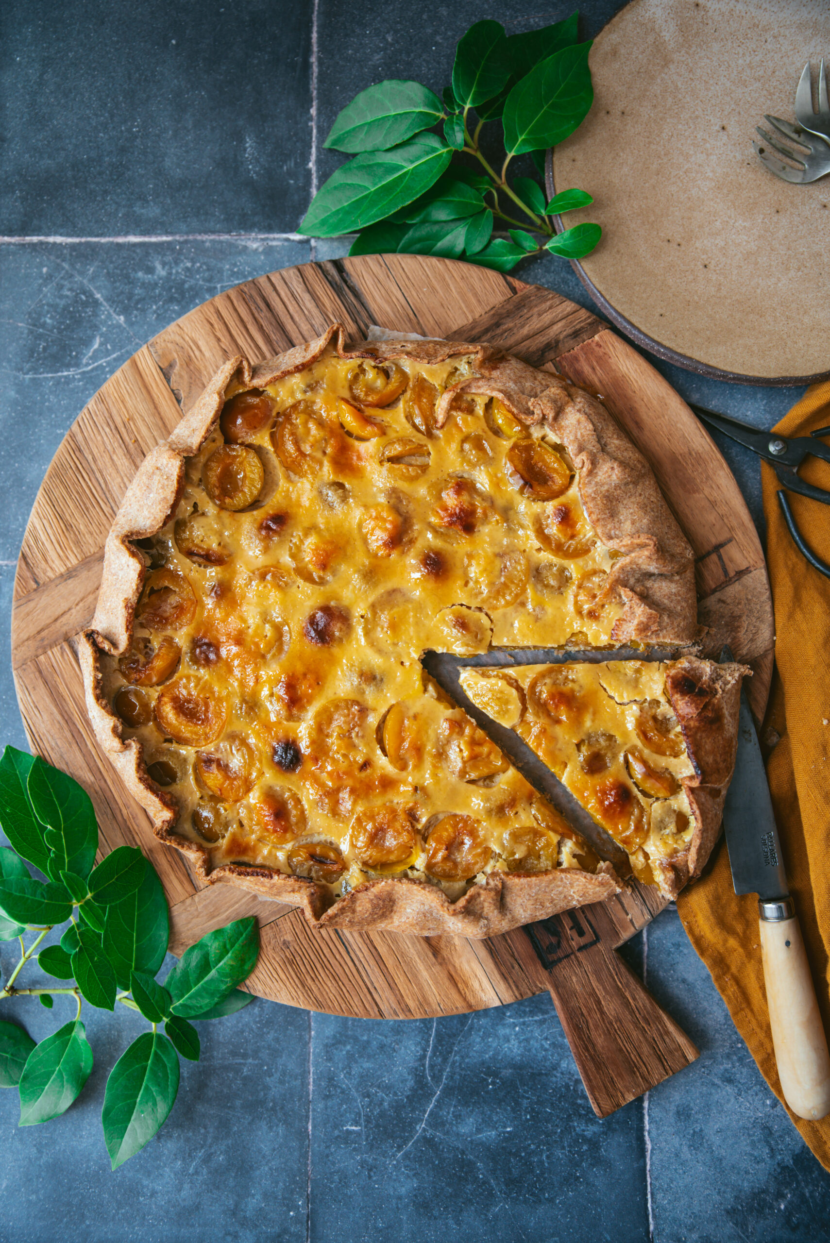 Mirabelle Plum Tart easy Recipe