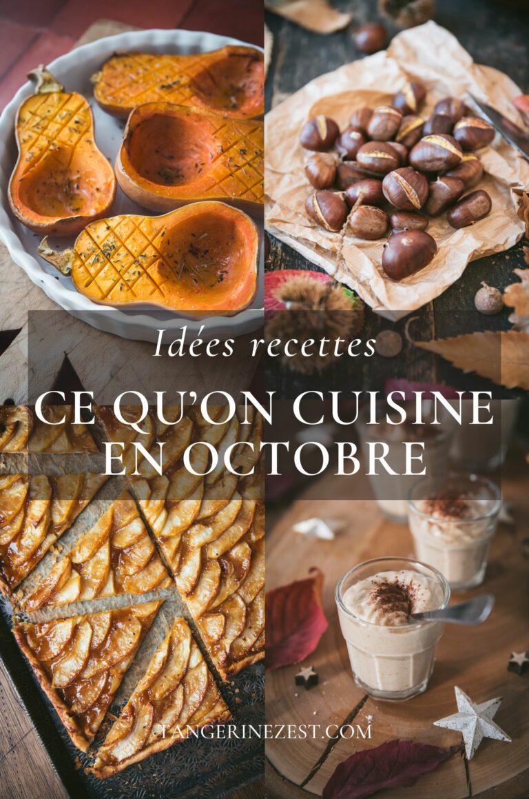 Ce qu’on cuisine au mois de octobre - Idées recettes