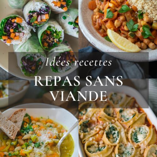 Idées pour des repas sans viande - Recettes végétariennes