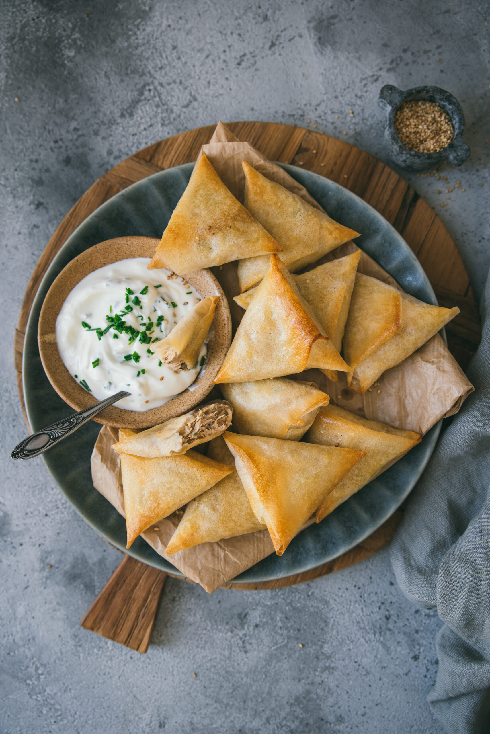 Brick au thon et oeuf