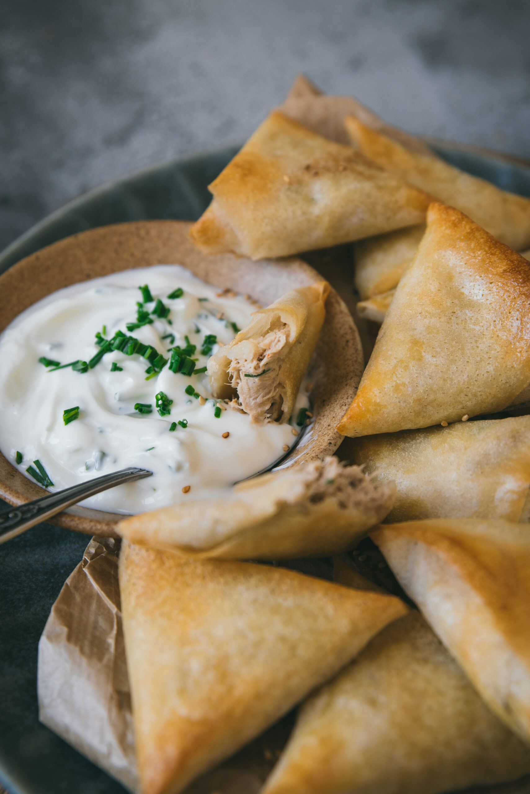 Brick au thon et oeuf