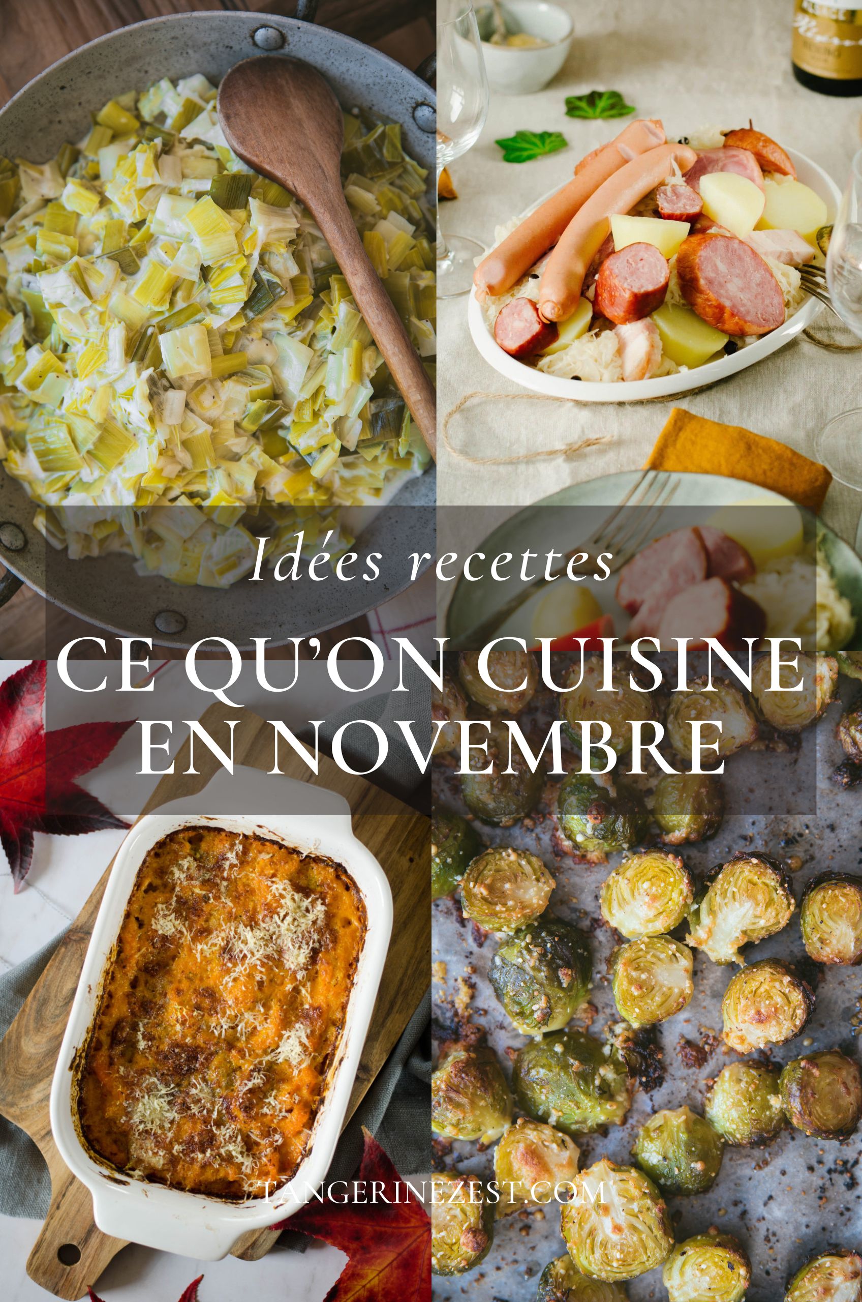Ce qu’on cuisine au mois de novembre - Idées recettes