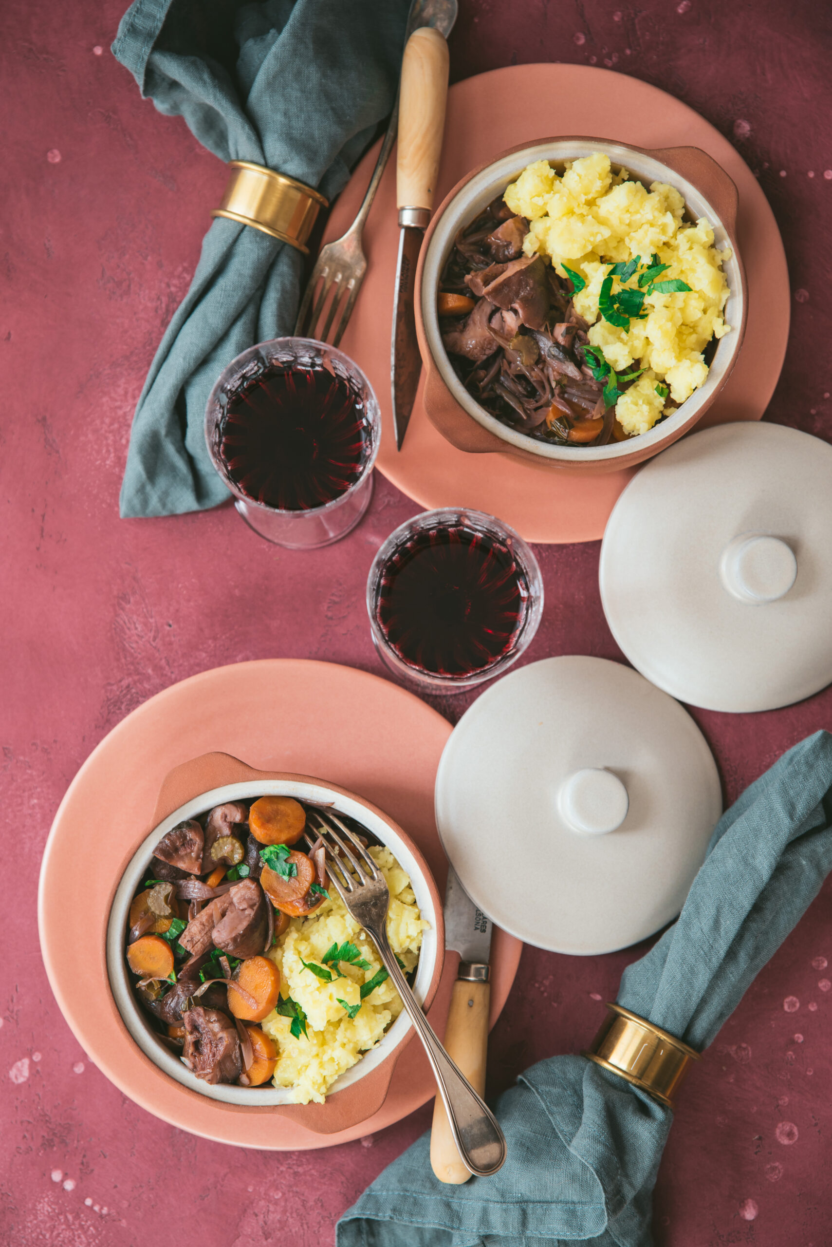 Bourguignon champignons recette végétarienne