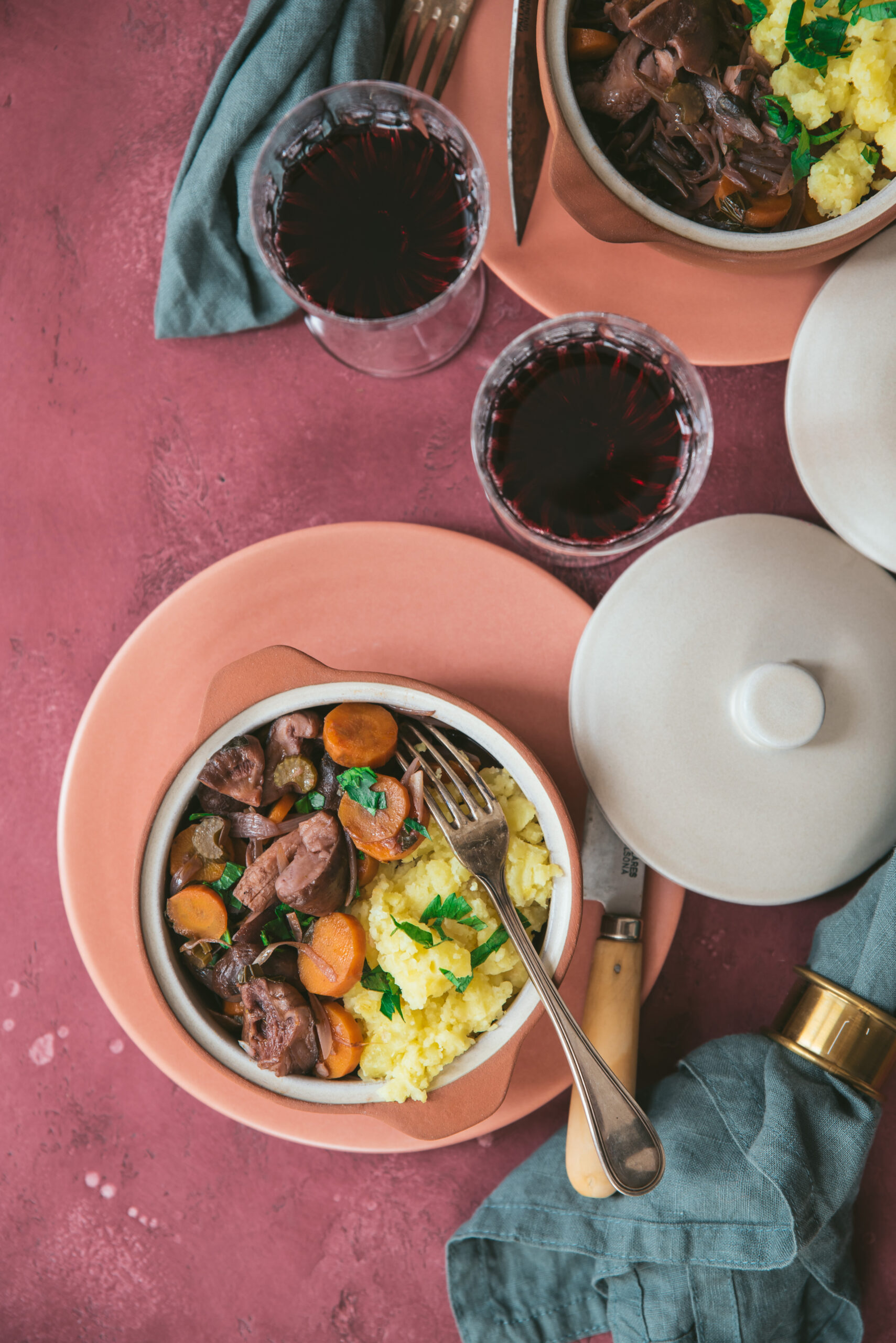 recette Bourguignon végétarien champignon