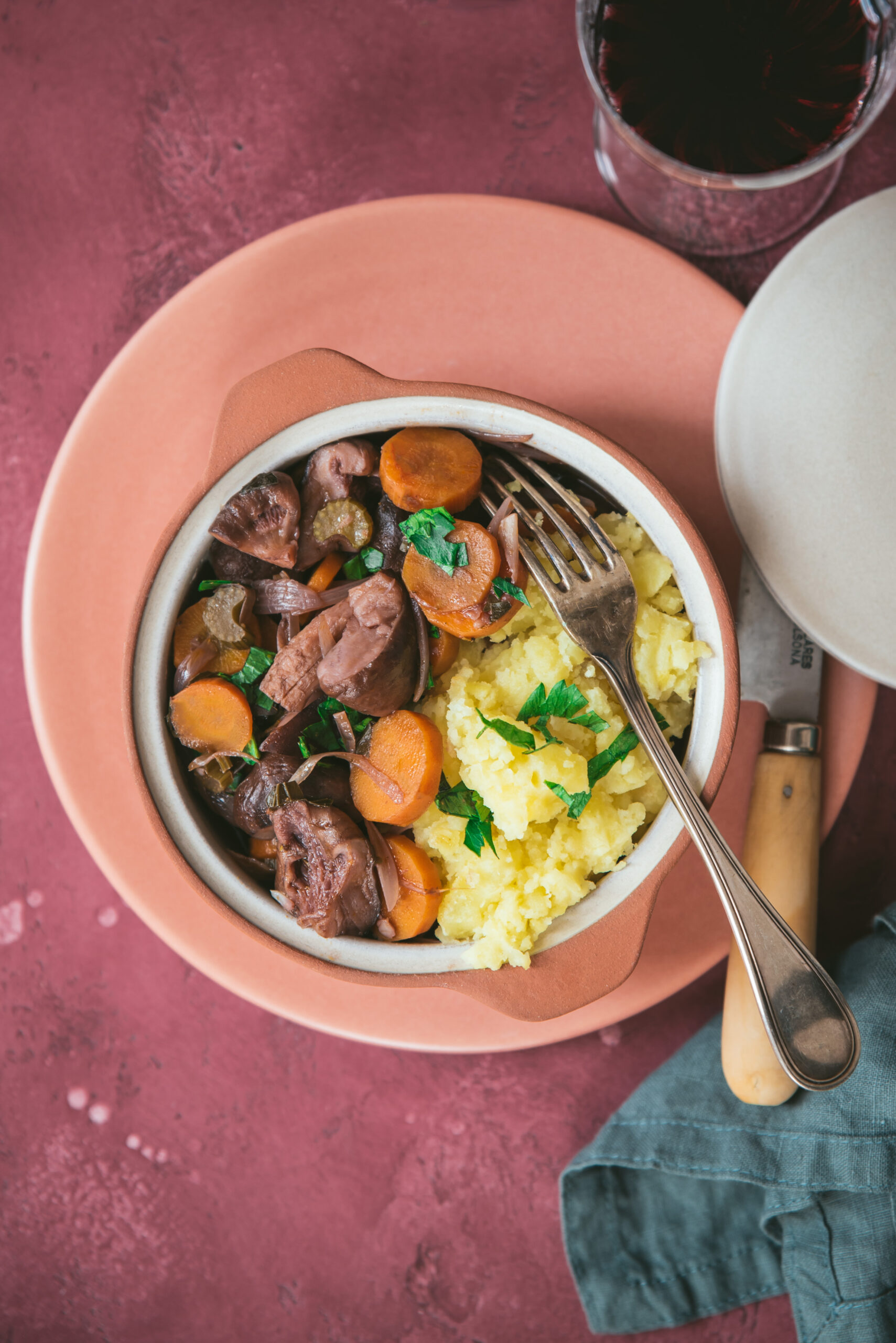 recette Bourguignon végétarien champignon