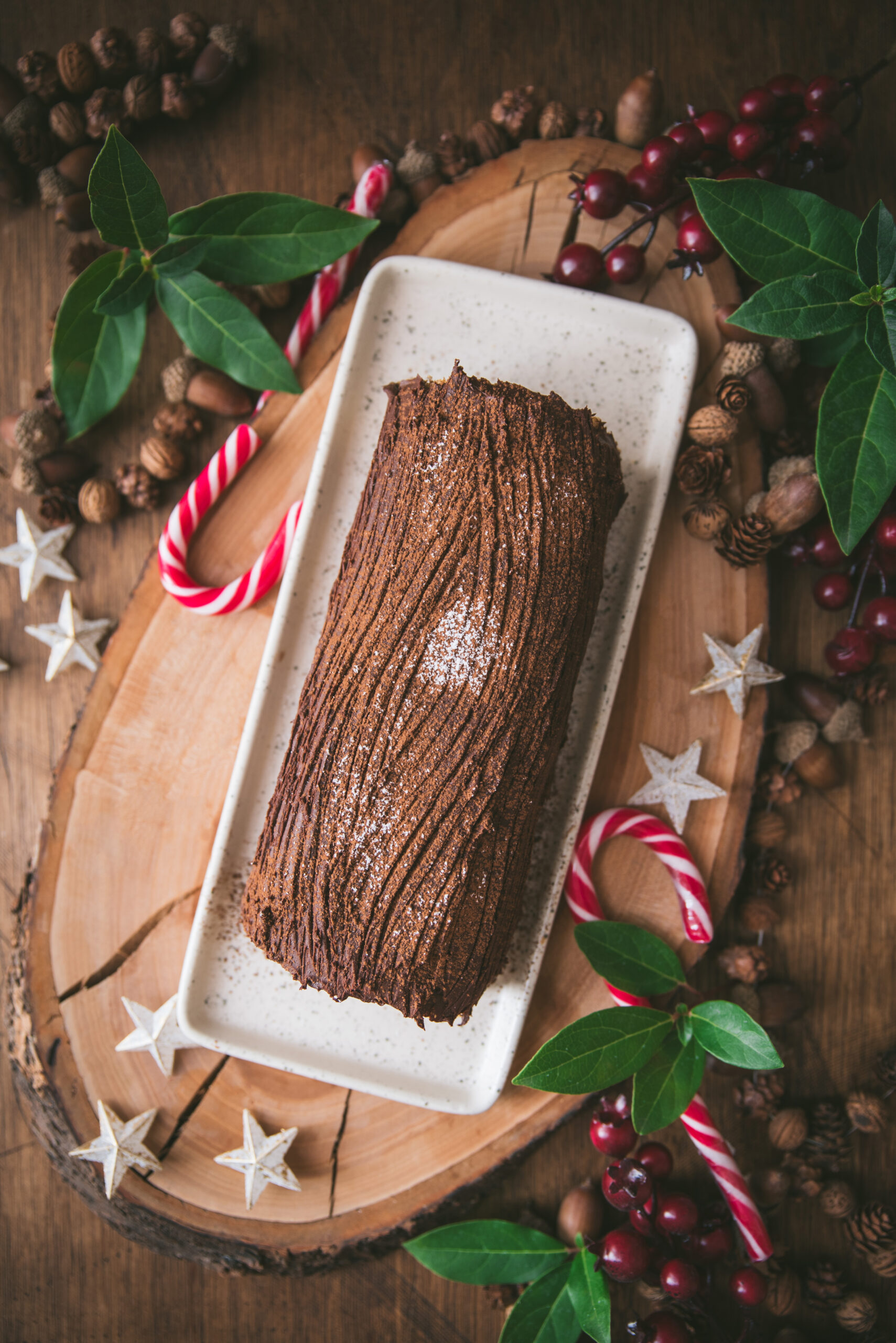 Bûche Noël chocolat