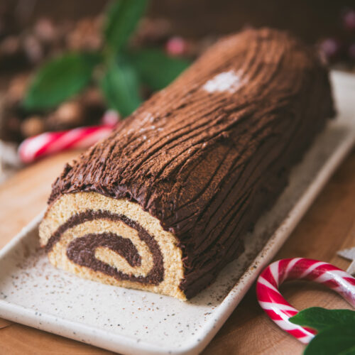 recette buche chocolat roulée