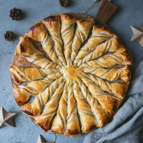 recette Tarte soleil apéritive saumon fumé