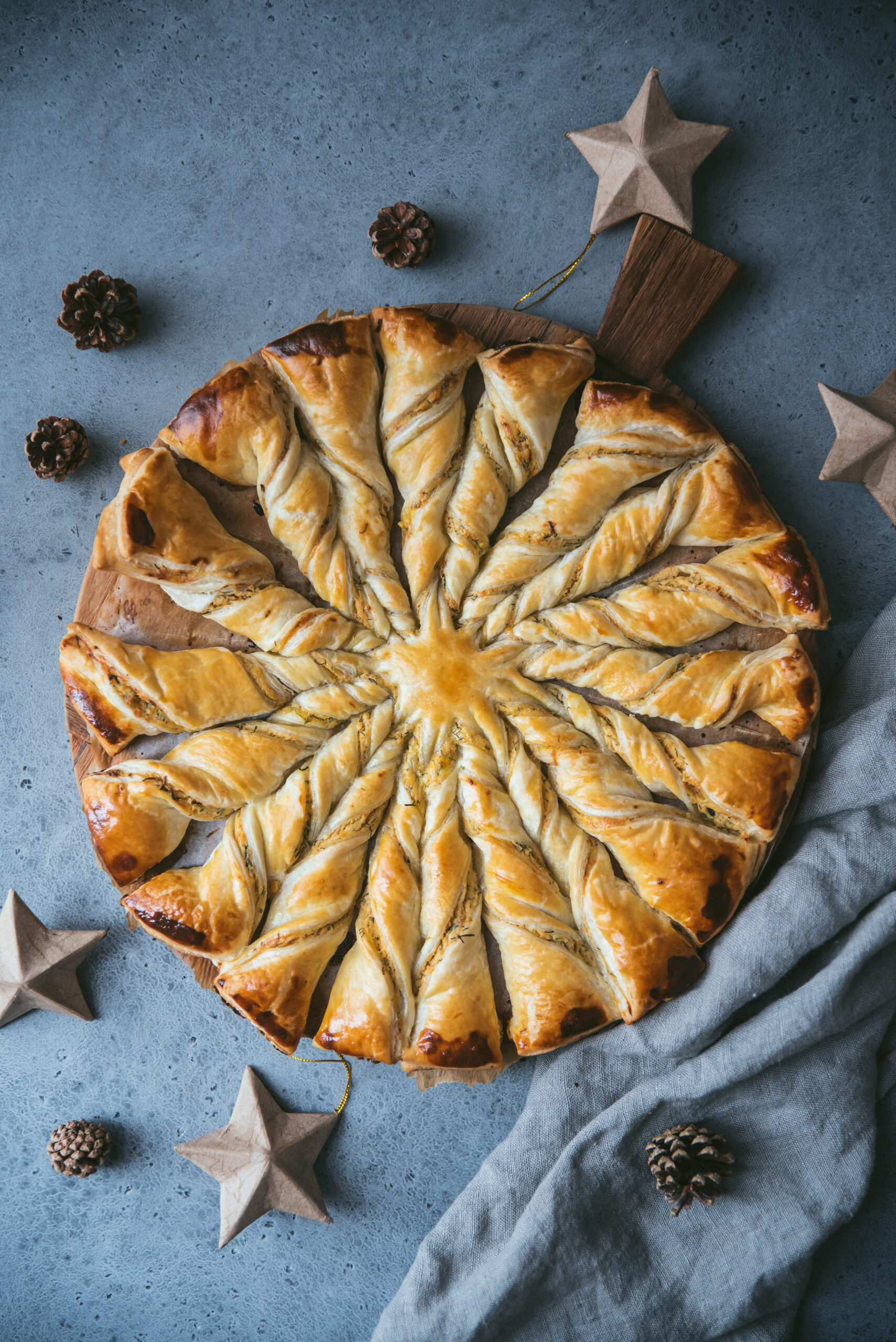 recette Tarte soleil apéritive saumon fumé