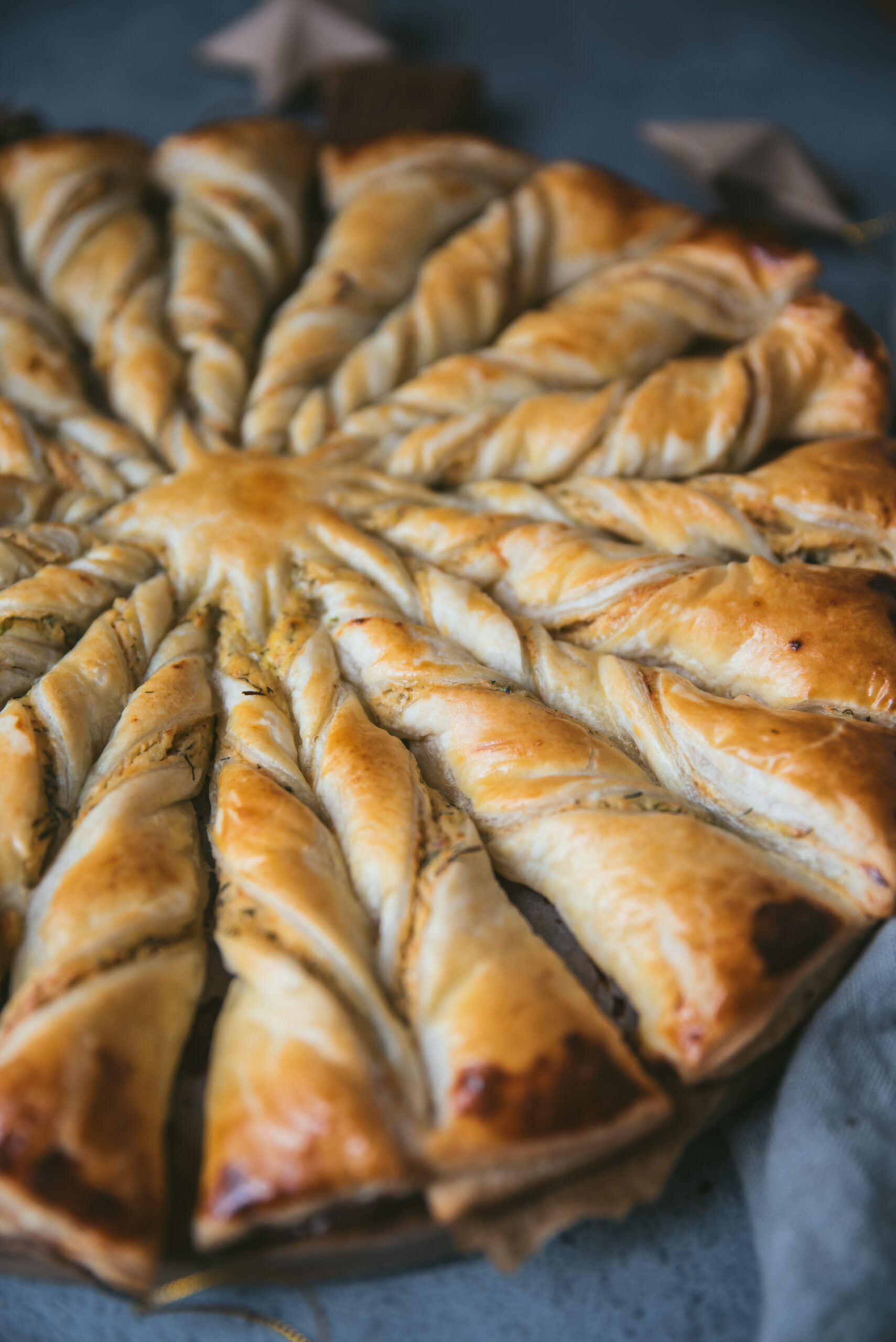 recette Tarte soleil apéritive saumon fumé