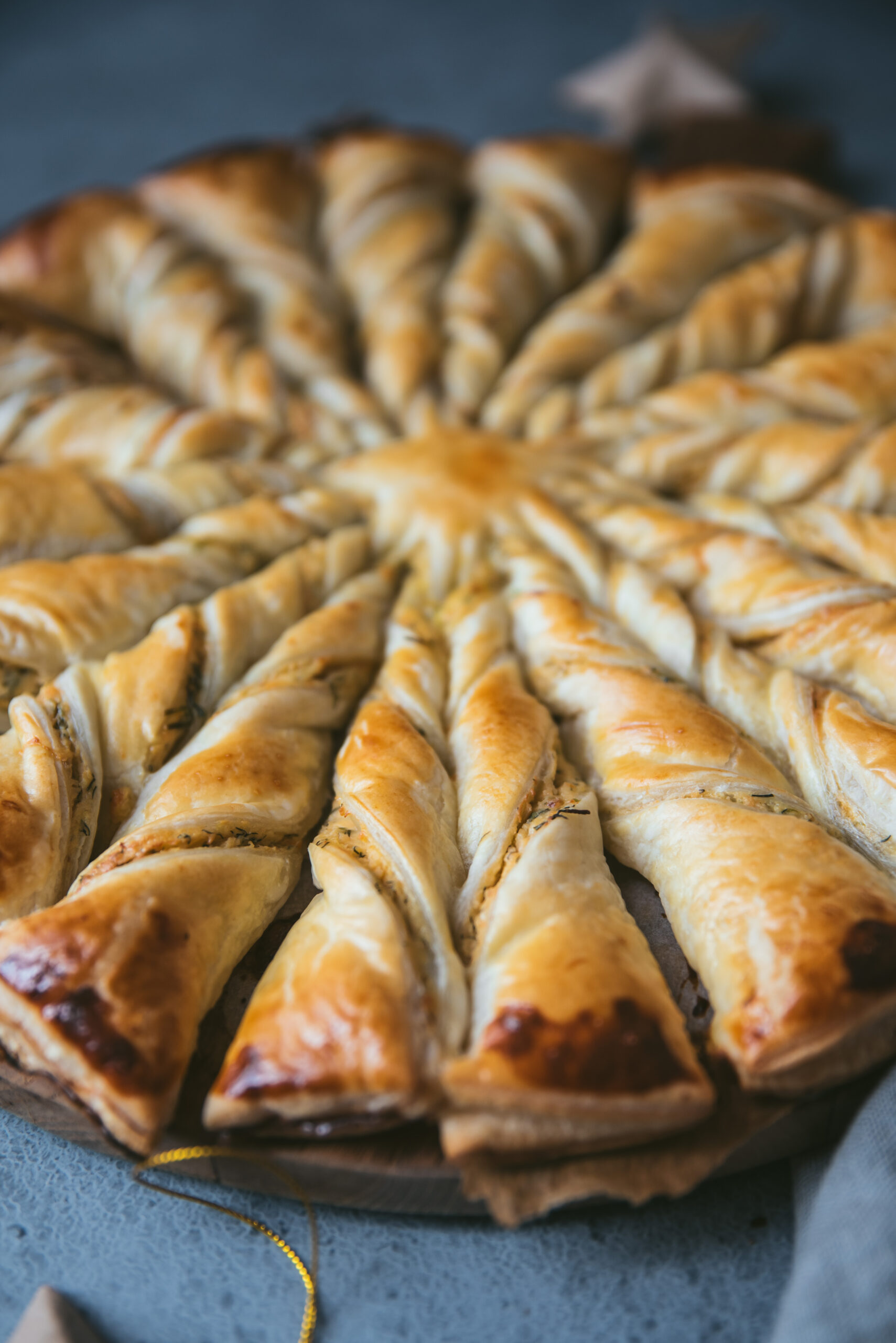 recette Tarte soleil apéritive saumon fumé