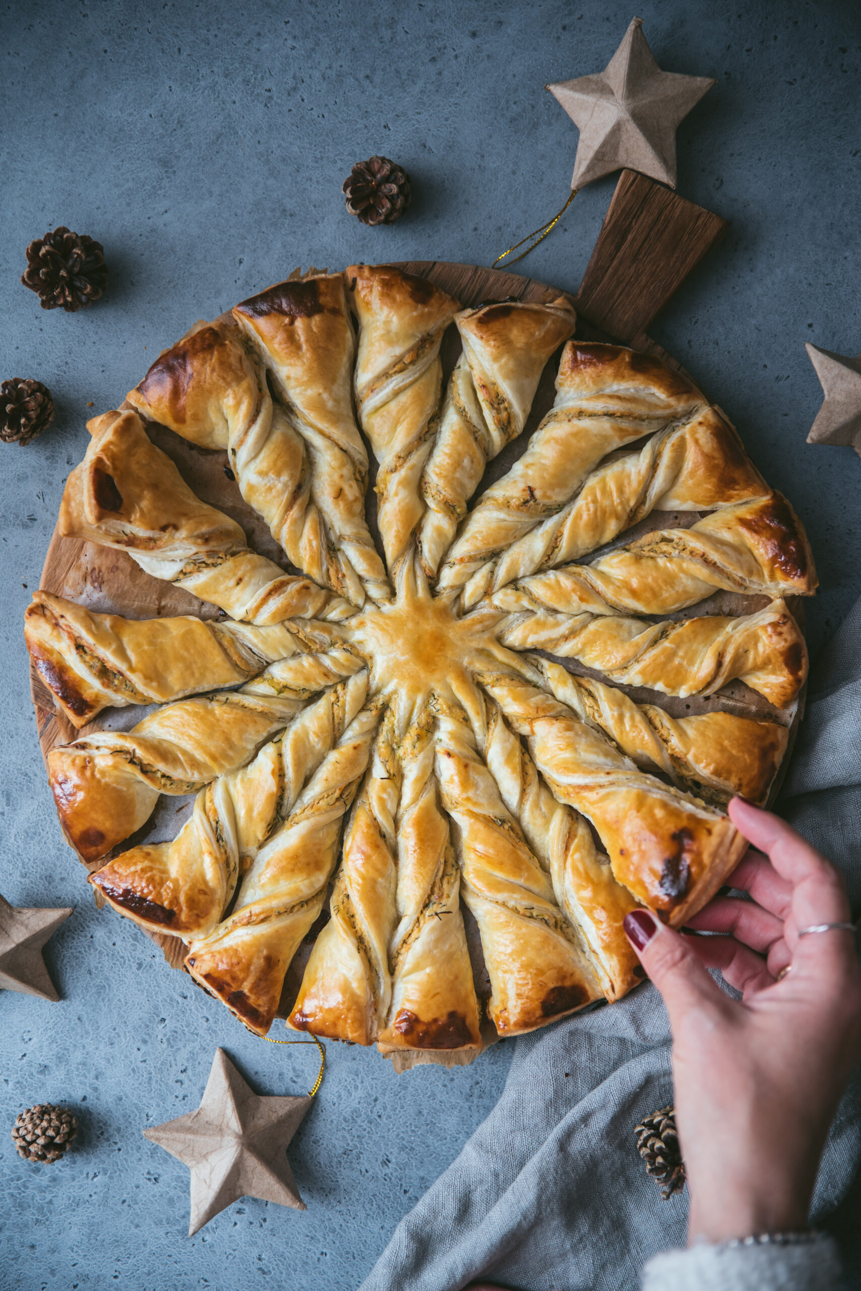 recette Tarte soleil apéritive saumon fumé