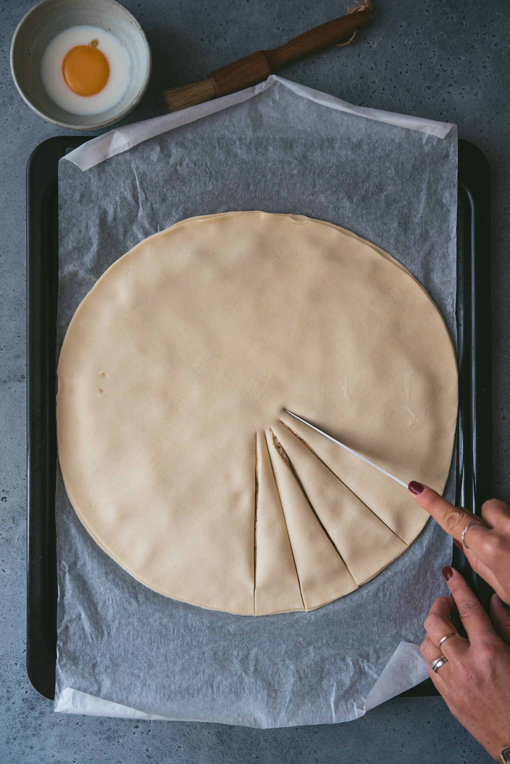 recette Tarte soleil saumon