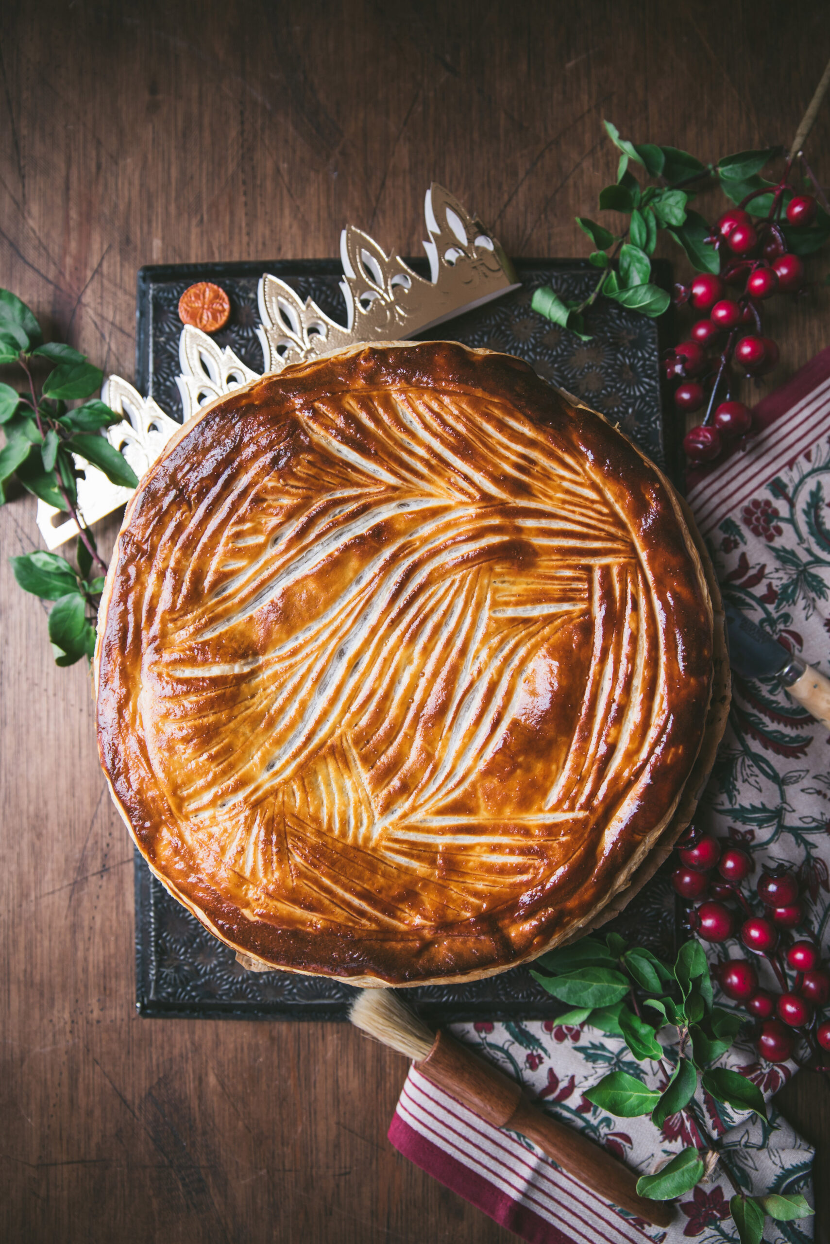 Galette des rois Noix et Miel