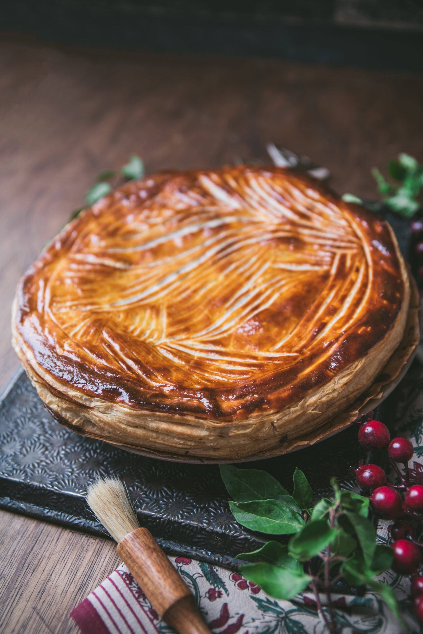 recette Galette des rois  Miel noix