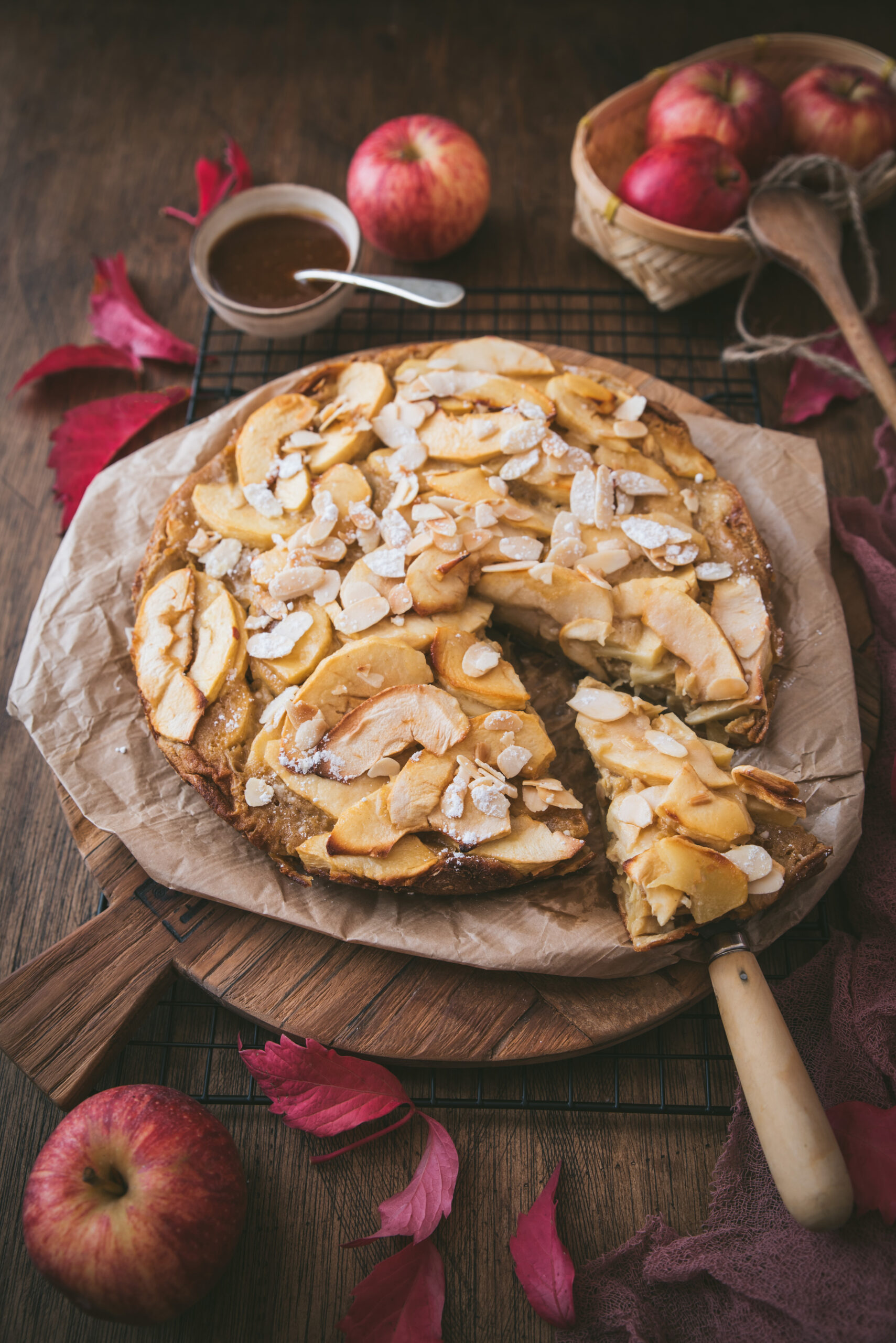 Best Apple Clafoutis cake