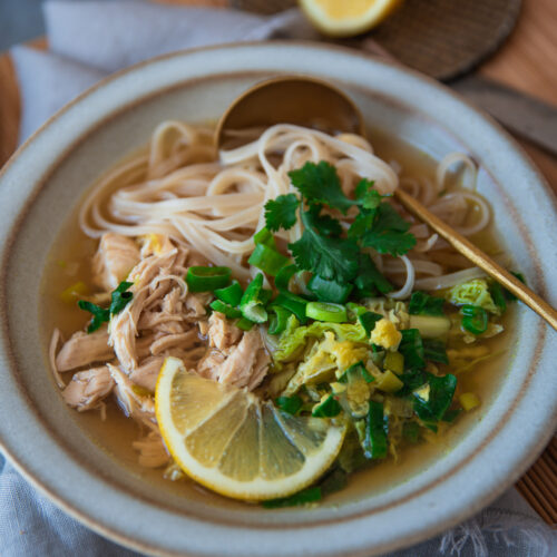 recette Soupe chinoise poulet chou