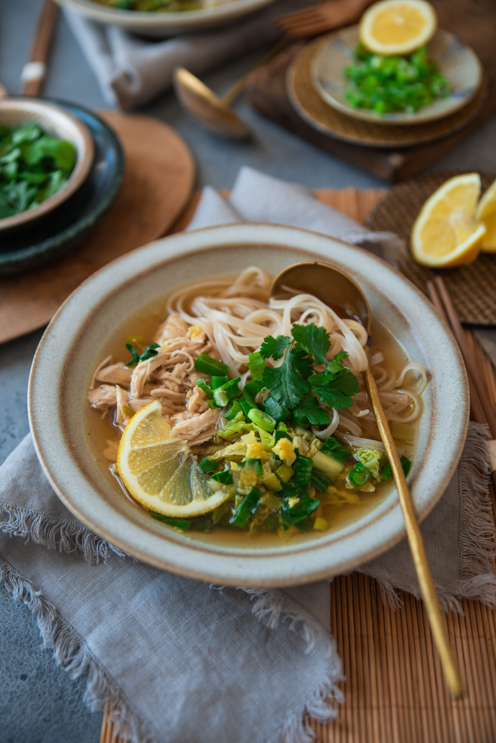 recette Soupe chinoise poulet vermicelle