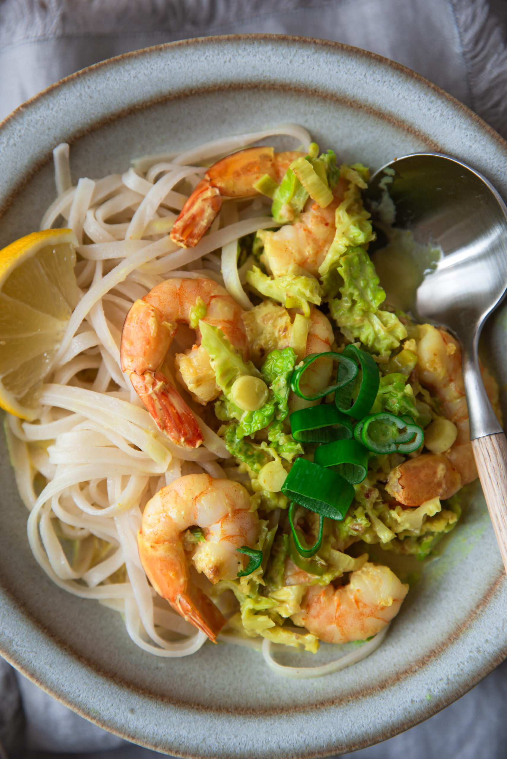 recette curry coco crevette