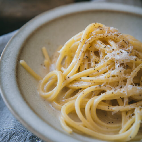 recette maison pates cacio e pepe