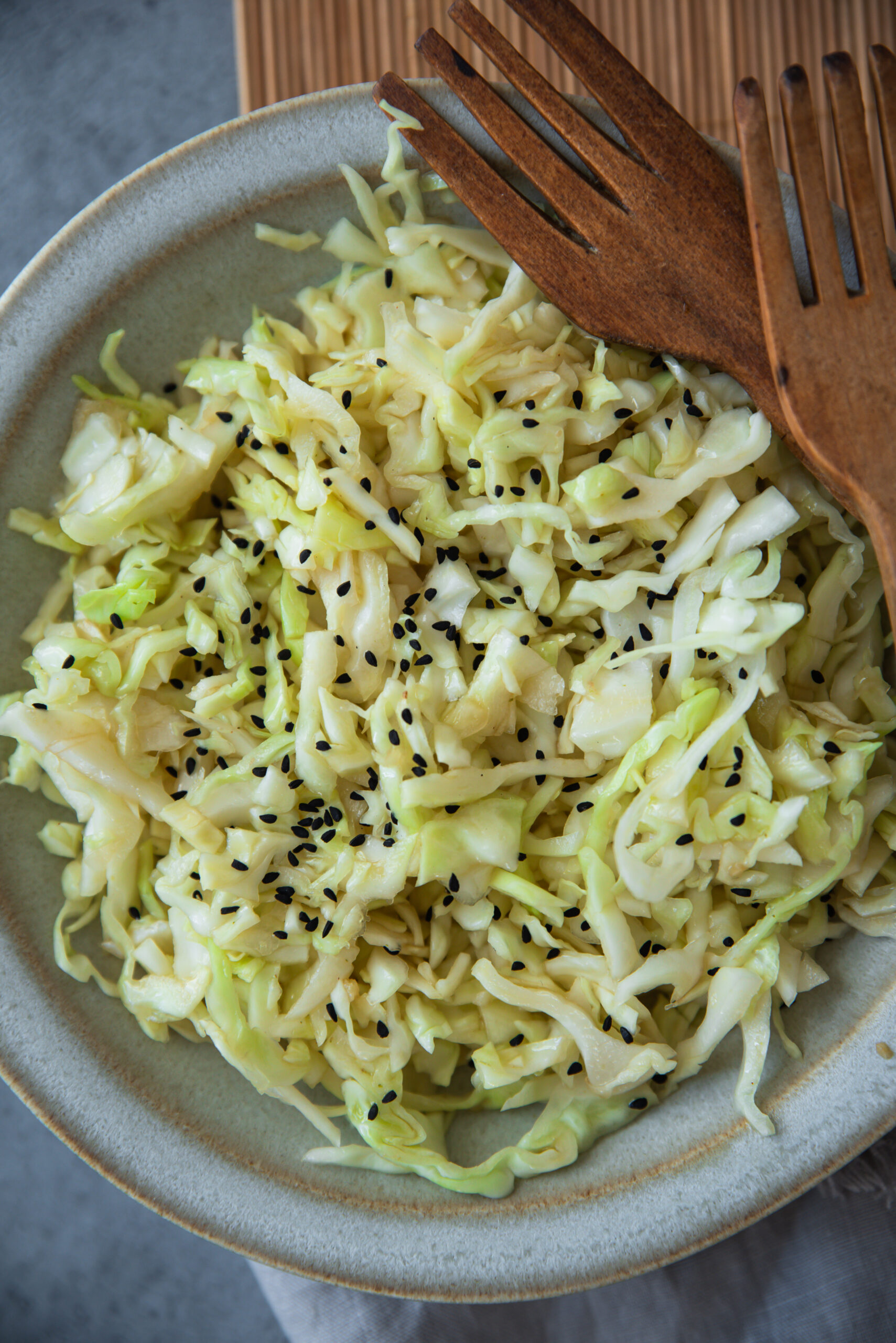 recette Salade chou blanc japonaise