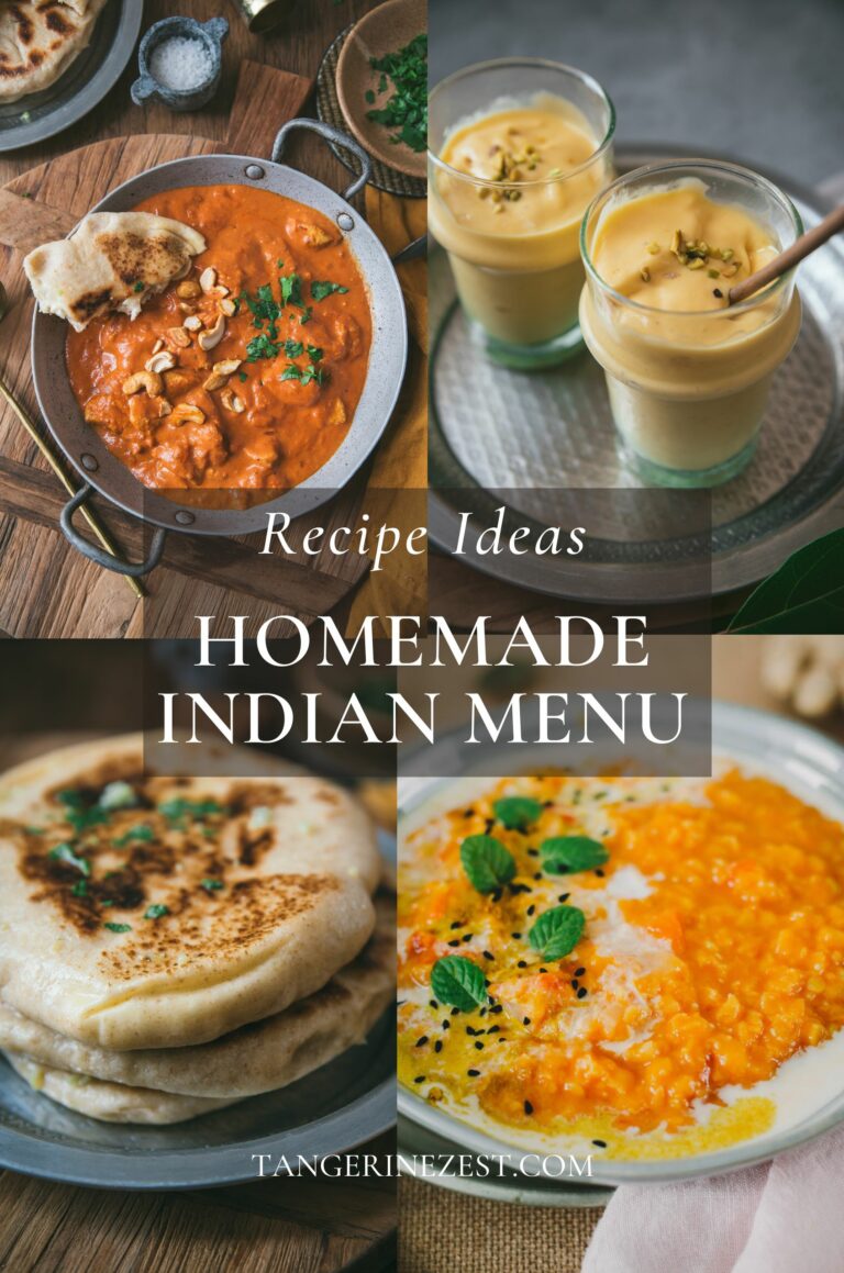 Recipe ideas for a homemade Indian meal