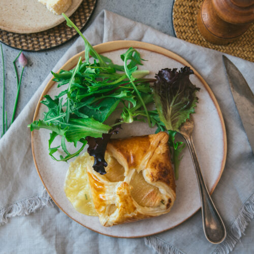 recette feuilleté apéritif fromage picodon