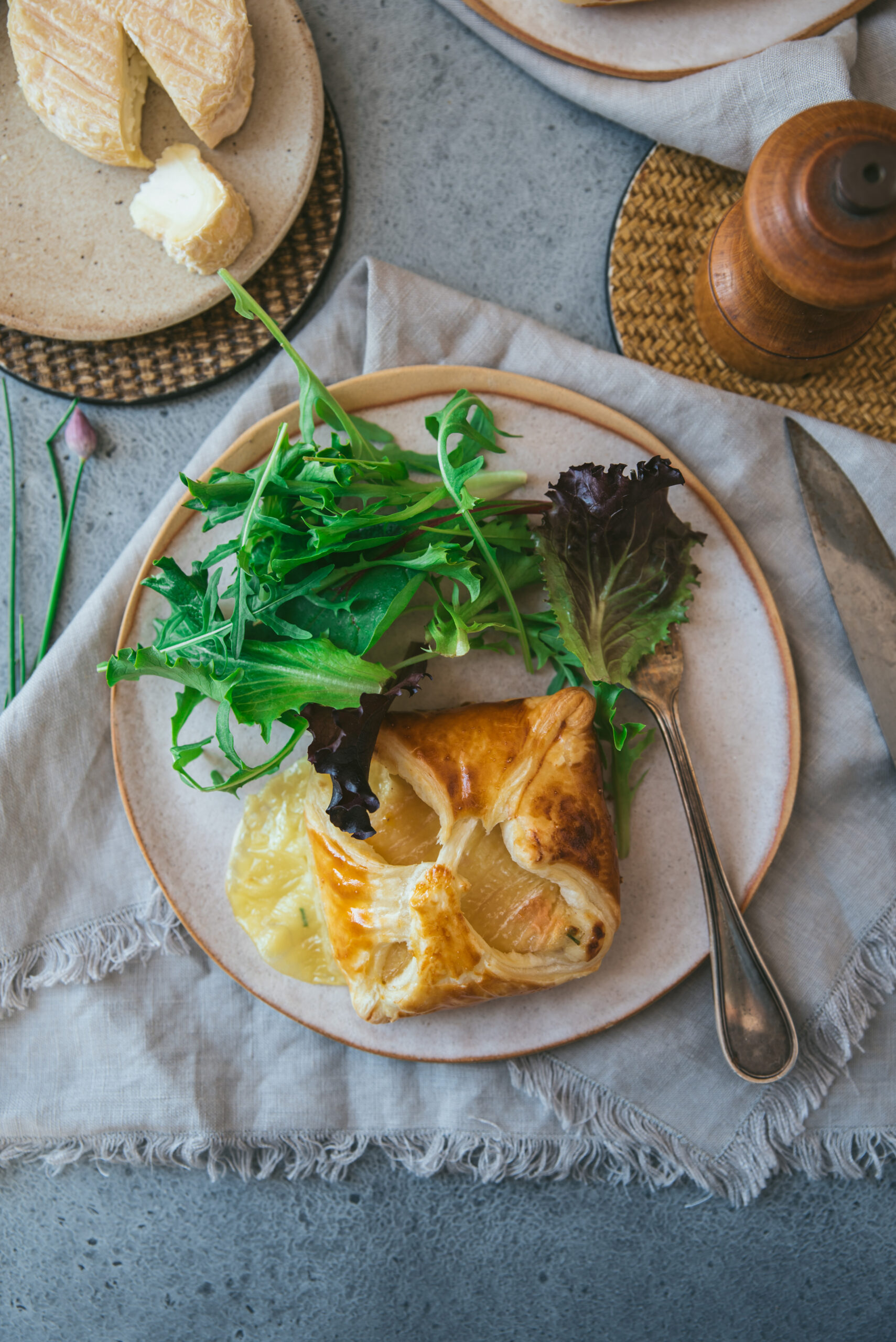recette feuilleté apéritif fromage picodon
