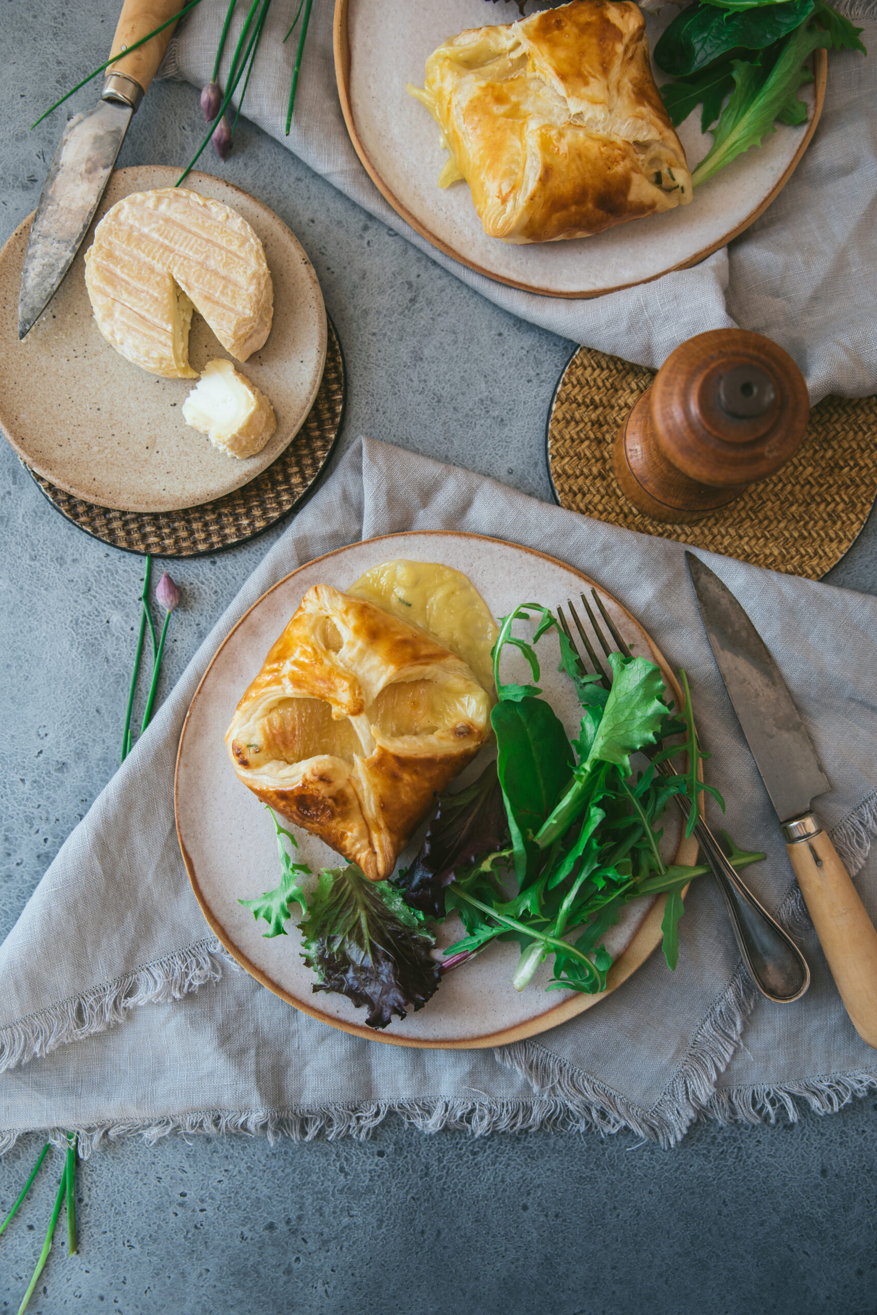 recette feuilleté fromage picodon