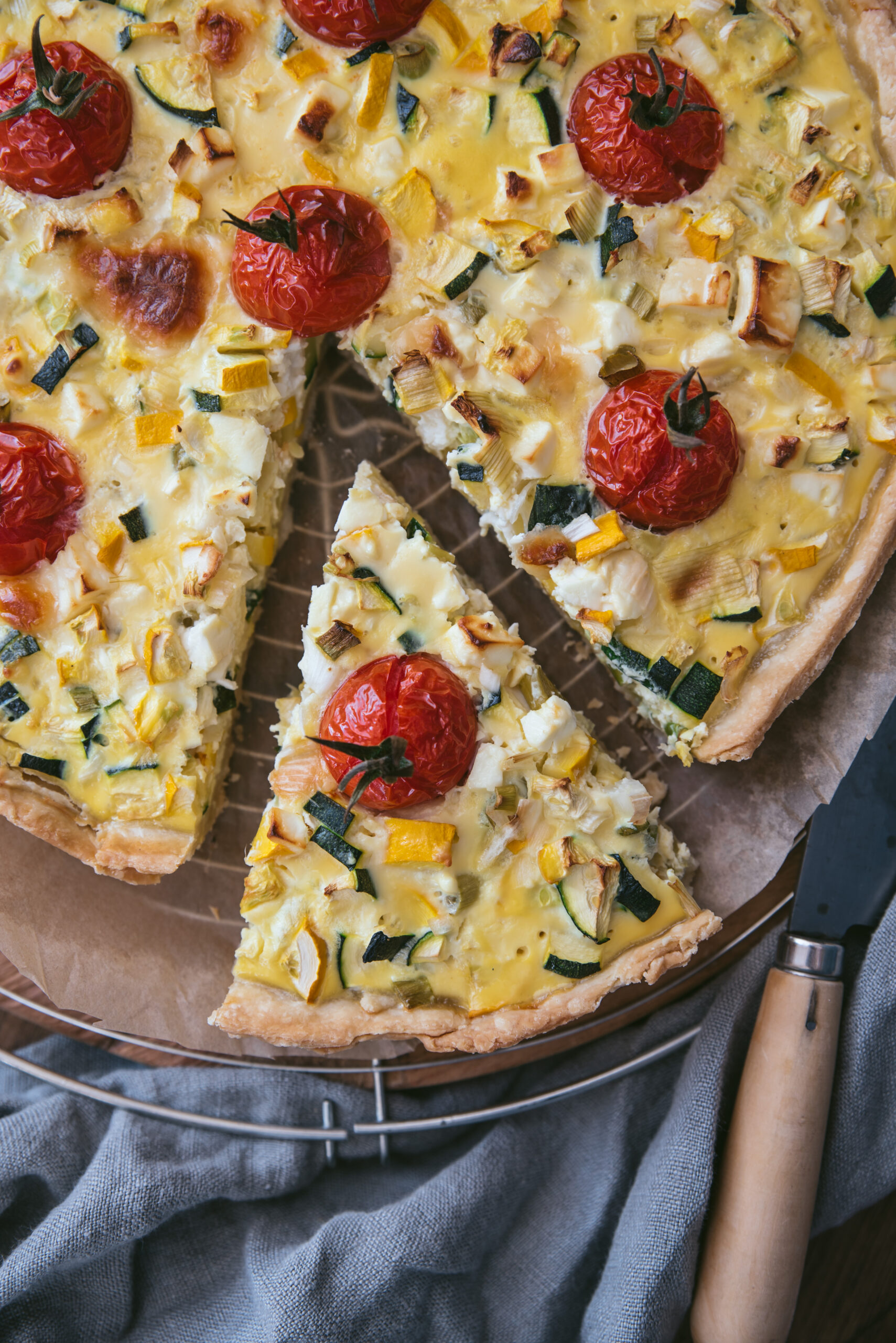 recette tarte salée tomate feta