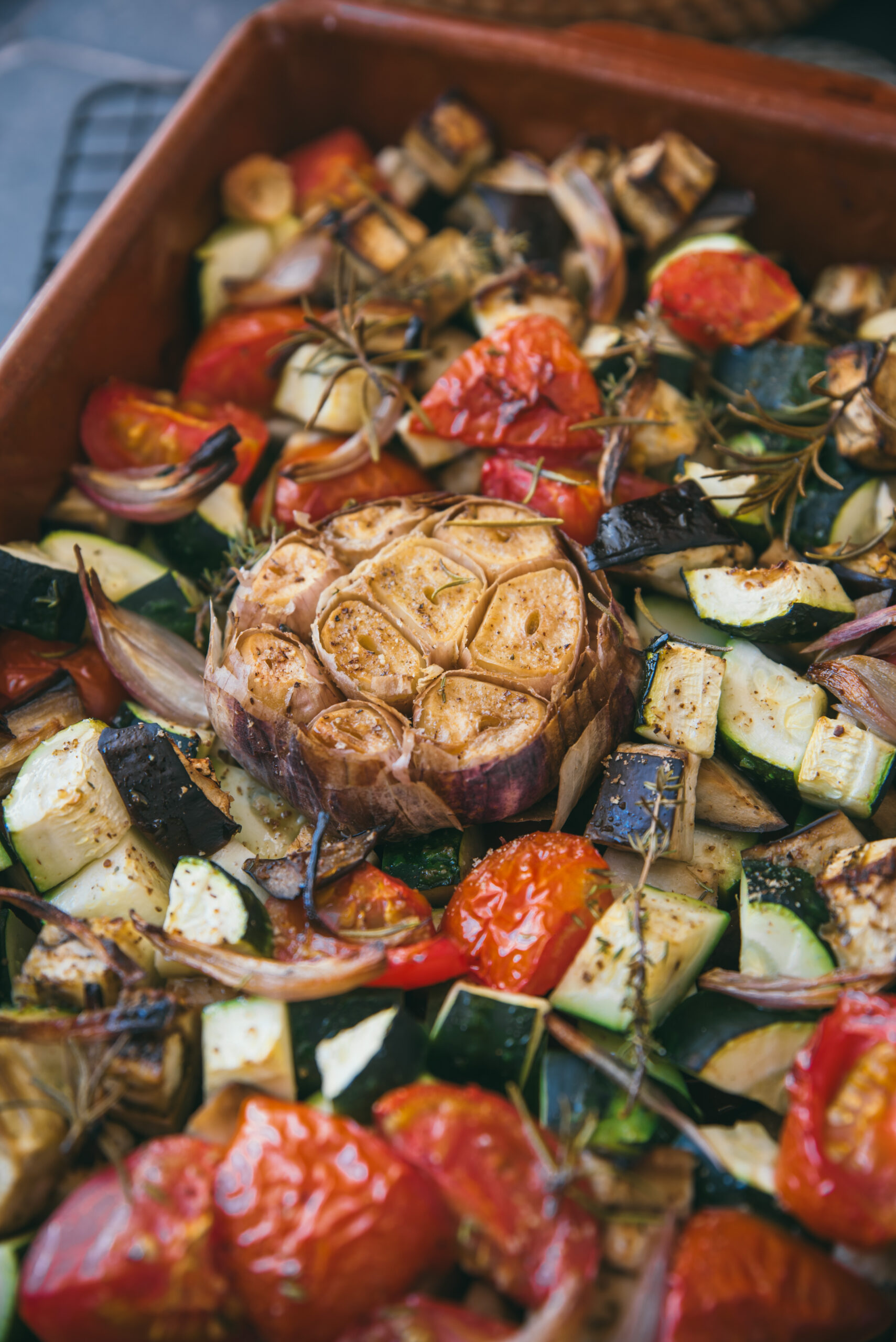 recette légumes été rotis au four