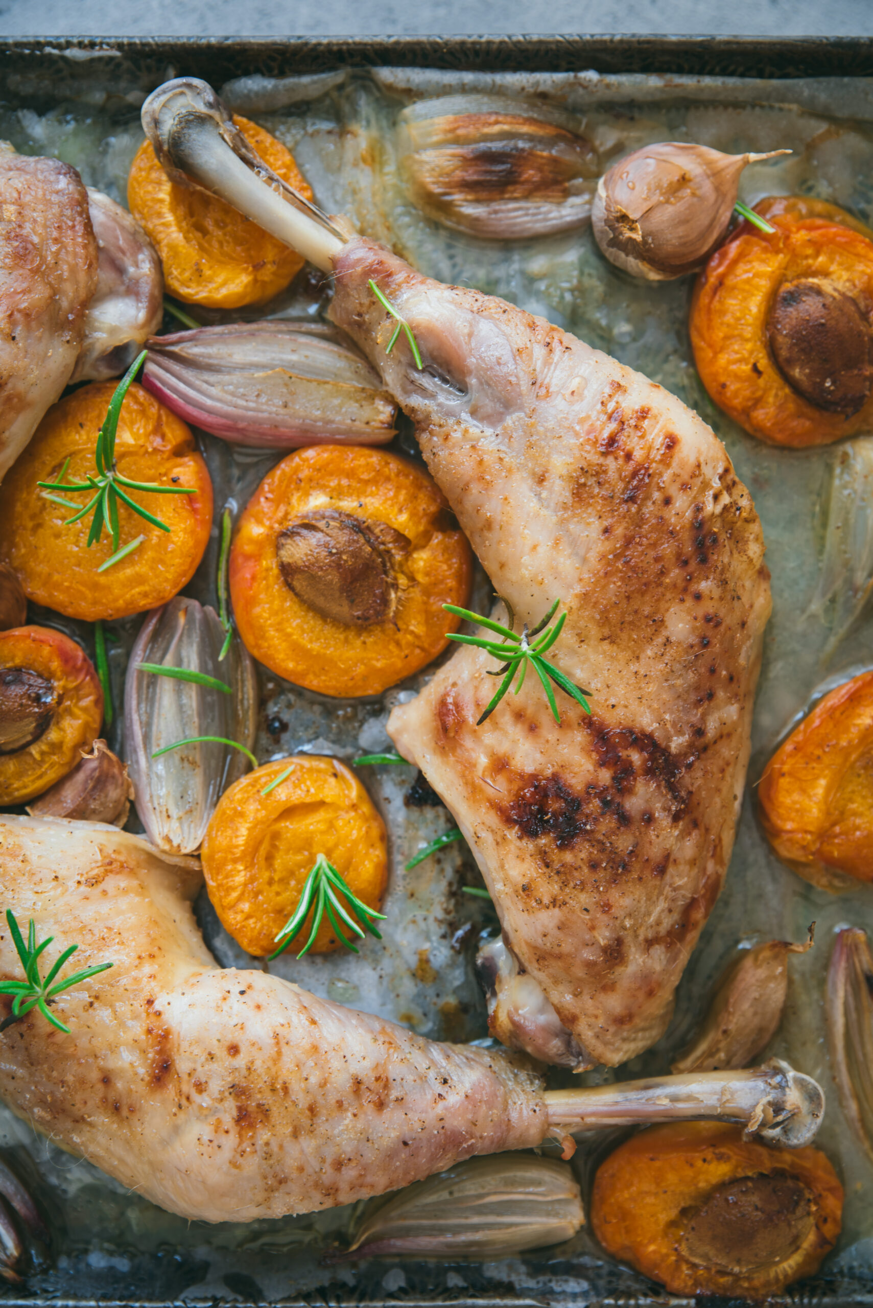 recette cuisse poulet au four abricot