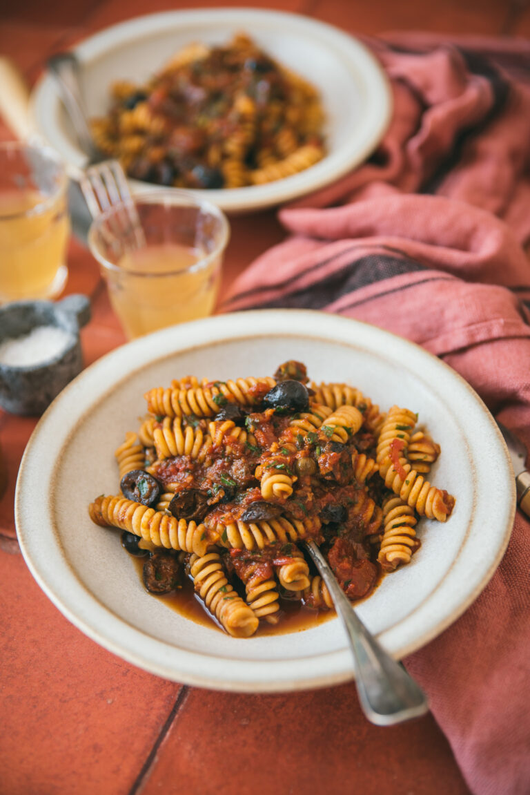recette fusilli puttanesca