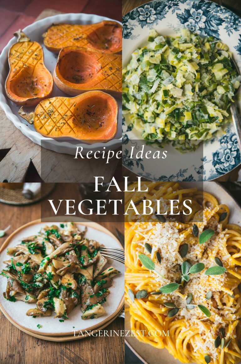 fall vegetables recipe ideas