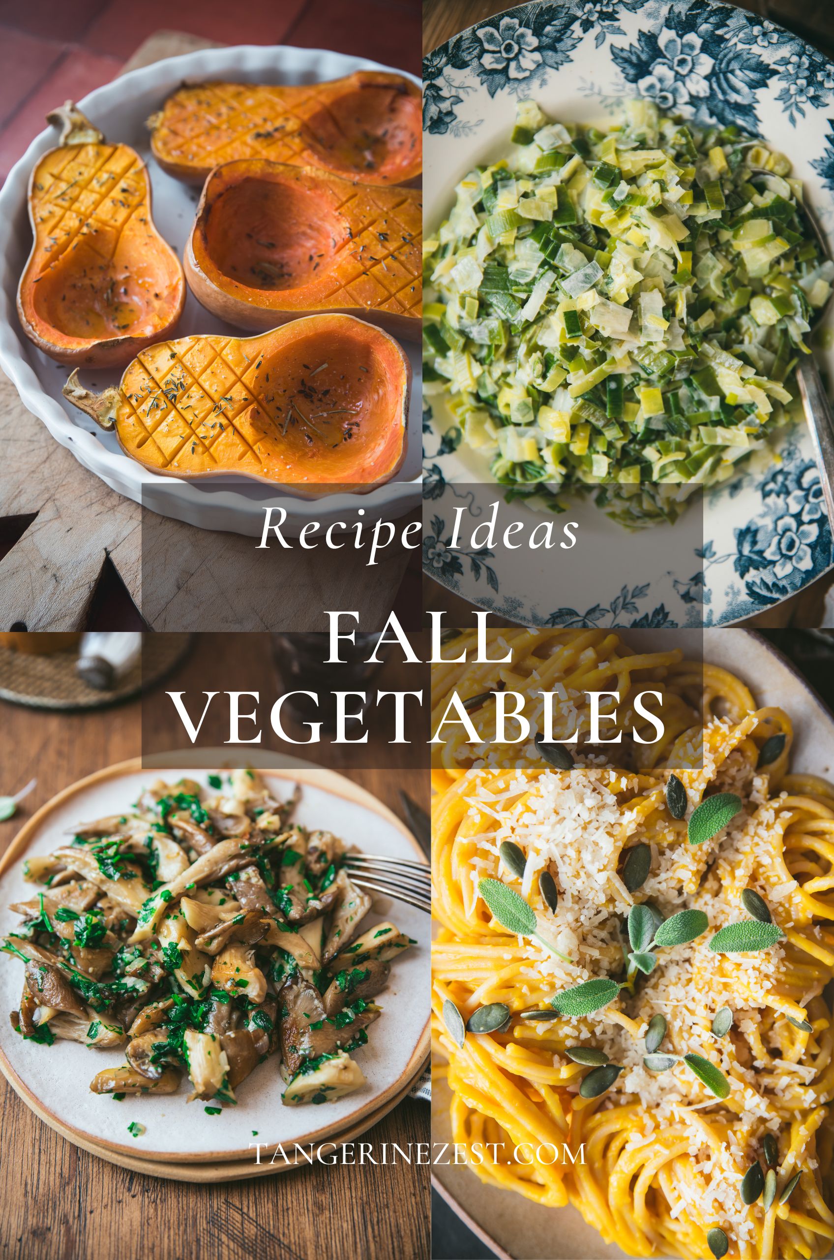 fall vegetables recipe ideas