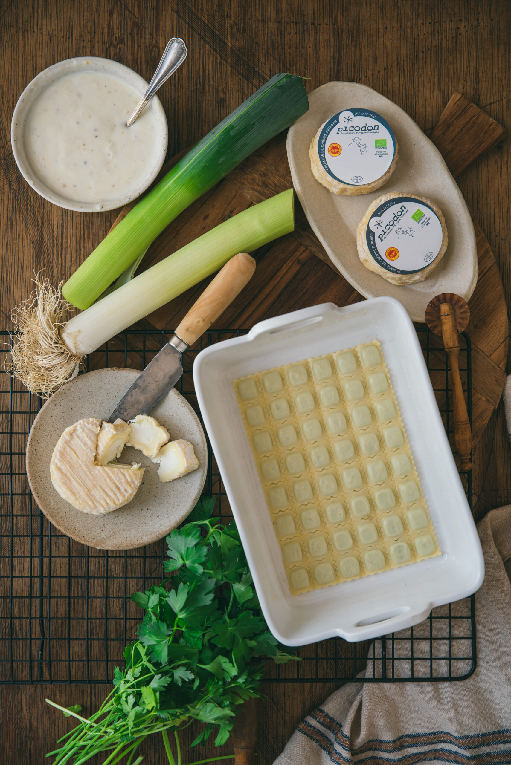 ingrédient recette gratin raviole